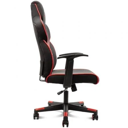 Stinger By Woxter GM26-055 Silla Gaming Stinger Station Alien Red, Altura Ajustable, Reposabrazos, Cojín Lumbar Ergonómico, Piel Sintética Transpirable