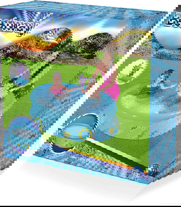 Bestway 57326 Piscina Infantil My First Fast Decorada con Spray de Agua, 152 x 38 cm, Capacidad 477 Litros, Material TriTech Reforzado Bestway 57326 Piscina Infantil My First Fast Decorada con Spray de Agua, 152 x 38 cm, Capacidad 477 Litros, Material TriTech Reforzado