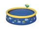 Bestway 57326 Piscina Inflable Familiar 152x38 cm con Spray de Agua, Material TriTech Resistente, Fácil Montaje