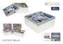 Inde Estuche Metal Costura 20.1 cm x 20.1 cm x 8.4 cm Conf (12 Unidades)