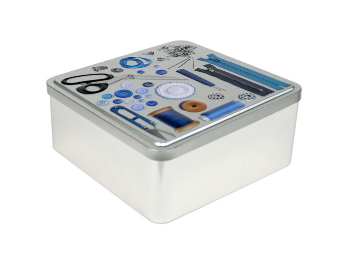 Inde Estuche Metal Costura 20.1 cm x 20.1 cm x 8.4 cm Conf (12 Unidades)