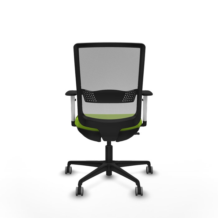 PIQUERAS Y CRESPO Silla de oficina Haches Pistacho/Gris con Mecanismo Sincro/Traslack PIQUERAS Y CRESPO Silla de oficina Haches Pistacho/Gris con Mecanismo Sincro/Traslack