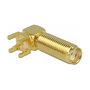 DeLOCK 65848 Conector Coaxial SMA 90° PCB