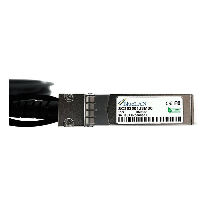 BlueOptics 10304-BL Cable DAC SFP+ 10GB compatible con Extreme Networks BlueOptics 10304-BL Cable DAC SFP+ 10GB compatible con Extreme Networks