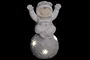 DKD Home Decor Figura Navidad Luna LED Fibra de Vidrio 26 x 50 x 30 cm