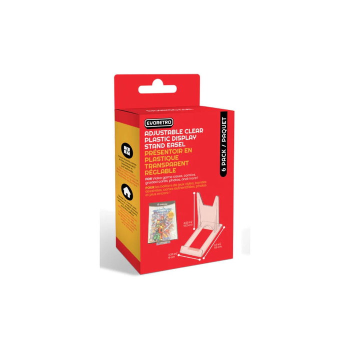 Caballete acrílico regulable en pack de 6