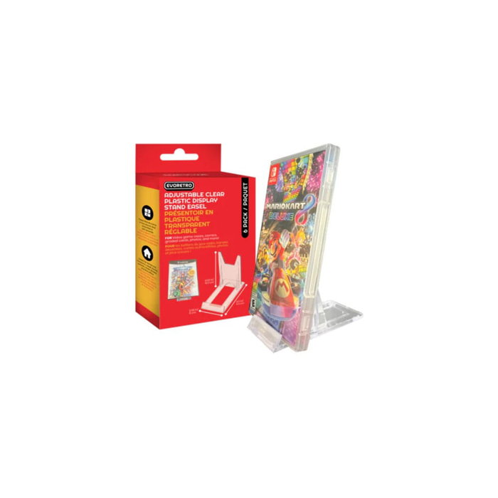 Caballete acrílico regulable en pack de 6