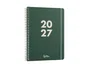 Liderpapel Agenda de oficina 2027 día por página A5 verde, espiral basic