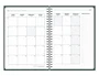 Liderpapel Agenda de oficina 2027 día por página A5 verde, espiral basic
