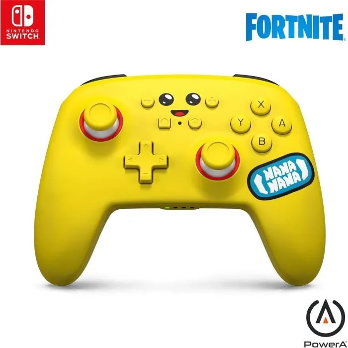 PowerA Mando Inalámbrico Fortnite: Peely para Nintendo Switch - Amarillo