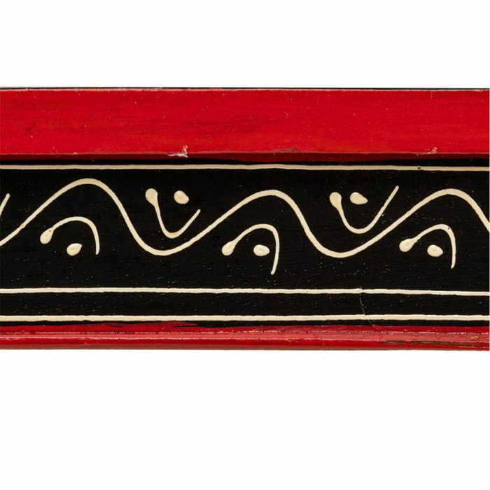 Mesa auxiliar Alexandra House Living Rojo Aluminio Madera MDF 38 x 14 x 38 cm