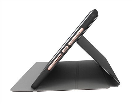 Elbe Funda FU-003 para iPad 10.2" 2020 Gris Espacial TPU y PU con Compartimento Apple Pencil