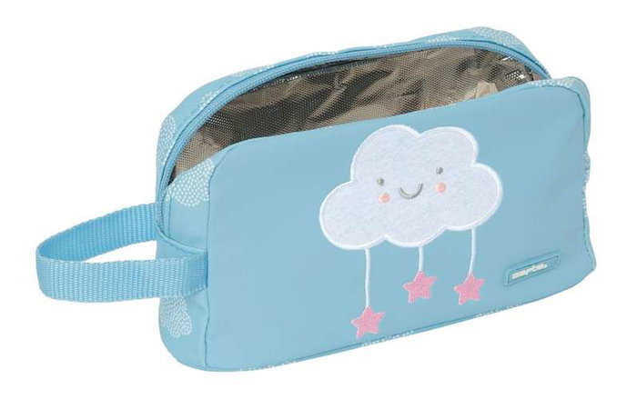 Portameriendas Térmico Safta Nubes Azul 21.5 x 12 x 6.5 cm