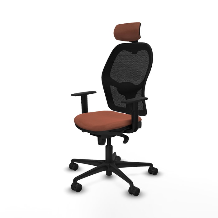 PIQUERAS Y CRESPO Silla de oficina Jorquera Marrón y Negro