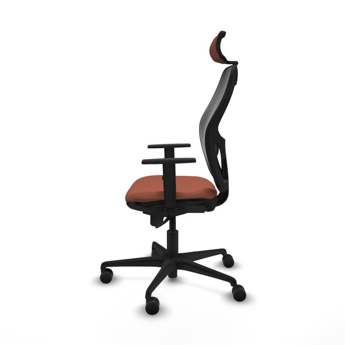 PIQUERAS Y CRESPO Silla de oficina Jorquera Marrón y Negro