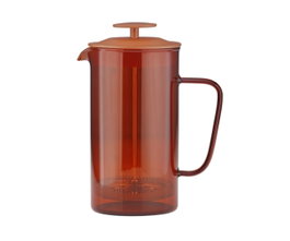 DKD Home Decor Cafetera de Borosilicato e Inox 600ml Ámbar