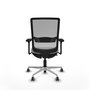 PIQUERAS Y CRESPO Silla de oficina Haches con mecanismo Sincro/Traslack Gris