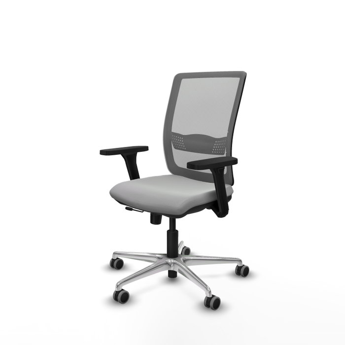 PIQUERAS Y CRESPO Silla de oficina Haches con mecanismo Sincro/Traslack Gris