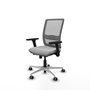 PIQUERAS Y CRESPO Silla de oficina Haches con mecanismo Sincro/Traslack Gris