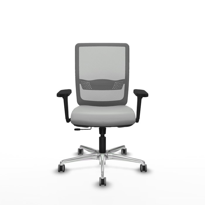 PIQUERAS Y CRESPO Silla de oficina Haches con mecanismo Sincro/Traslack Gris