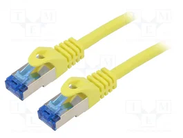 LANBERG Patch Cord S/FTP Cat 6a RJ45 3m Amarillo