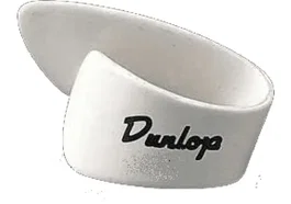 DUNLOP Púas de Dedo Blanco (Medium) - Bolsa de 12 ud