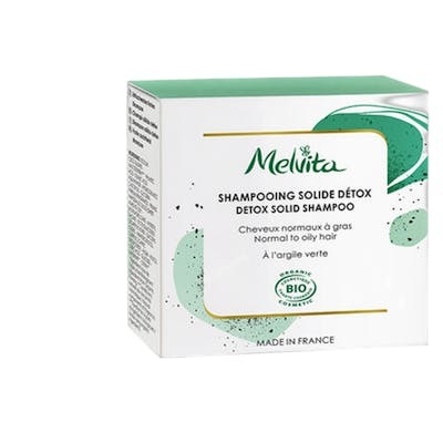 Melvita Champú Sólido Detox 55 gr Champú Purificante para Cabello Graso Melvita Champú Sólido Detox 55 gr Champú Purificante para Cabello Graso