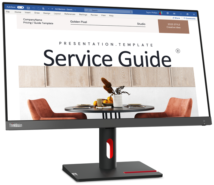 Lenovo ThinkVision S24i-30 Full HD 23.8 IPS Negro Lenovo ThinkVision S24i-30 Full HD 23.8 IPS Negro