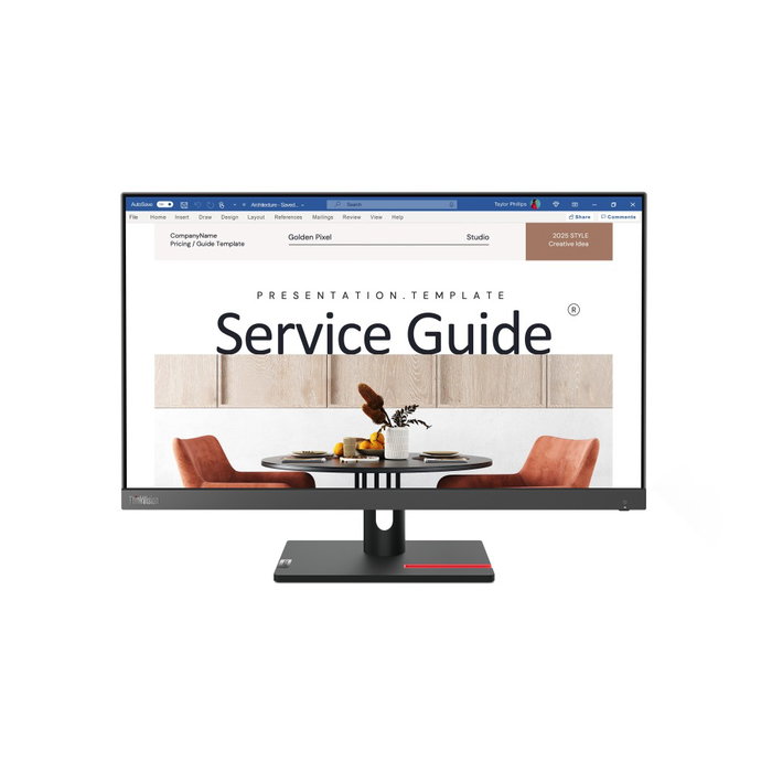 Lenovo ThinkVision S24i-30 Monitor 23.8 Pulgadas Full HD IPS 1920x1080 100Hz, TÜV Low Blue Light, Eyesafe, Negro Lenovo ThinkVision S24i-30 Monitor 23.8 Pulgadas Full HD IPS 1920x1080 100Hz, TÜV Low Blue Light, Eyesafe, Negro