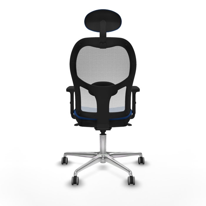 PIQUERAS Y CRESPO Silla de oficina Jorquera con Mecanismo Sincro, Azul y Blanco PIQUERAS Y CRESPO Silla de oficina Jorquera con Mecanismo Sincro, Azul y Blanco