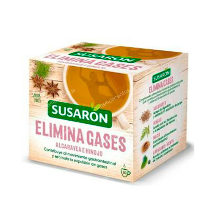 SUSARON Elimina Gases Infusion 10 Sobres x 10 Cajas