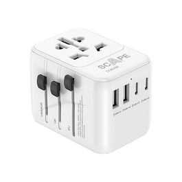 Ladrón de enchufe Scape Travel 651UC Plástico