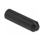 DeLOCK 19762 Tapas finales con adhesivo interior 70 x 16 mm, 2 unidades, negro