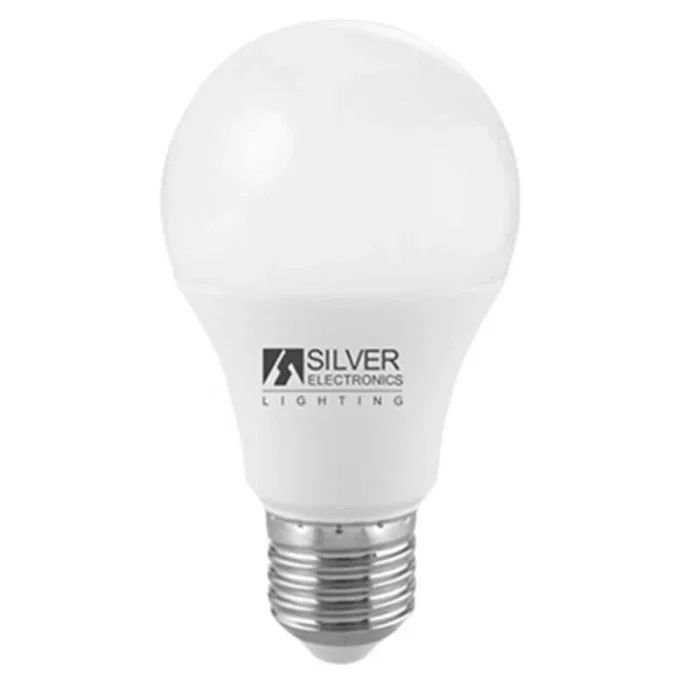 Silver Electronic Bombilla LED Eco Estandar 8W E27 6000K 660lm Luz Fría