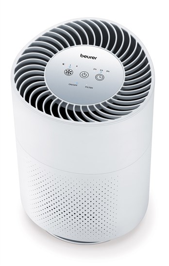 Beurer LR-220 Purificador de Aire con Filtro de 3 Capas, 99.95% de Filtrado, 3 Niveles de Purificación, para Habitaciones de 13-37m2