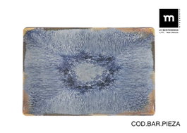 La Mediterranea Fuente Rectangular Aelia Elite Brillo 30x20cm