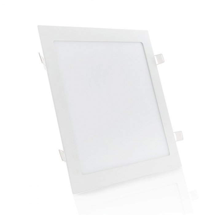 Placa LED Cuadrada 25W 6000K Blanco Frío