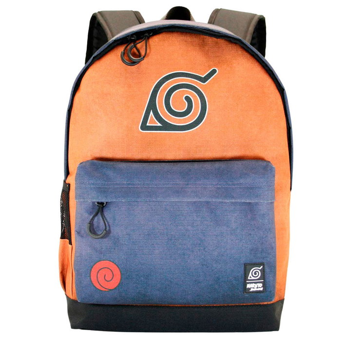 KARACTERMANIA Mochila Symbol Naruto Shippuden adaptable 44cm Urbana Material Reciclado Bolsillo para Dispositivos Electrónicos