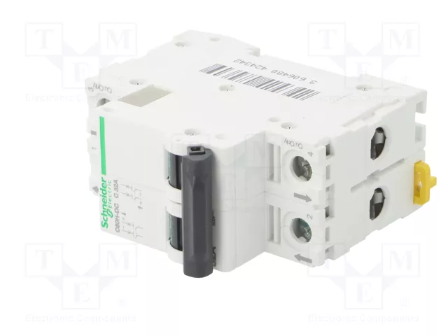 SCHNEIDER ELECTRIC ACTI9 MCB Interruptor magnetotérmico C60H-DC 32A 2 polos SCHNEIDER ELECTRIC ACTI9 MCB Interruptor magnetotérmico C60H-DC 32A 2 polos