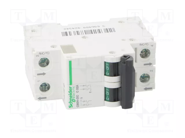 SCHNEIDER ELECTRIC ACTI9 MCB Interruptor magnetotérmico C60H-DC 32A 2 polos SCHNEIDER ELECTRIC ACTI9 MCB Interruptor magnetotérmico C60H-DC 32A 2 polos