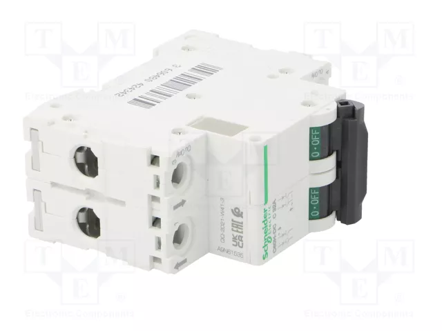 SCHNEIDER ELECTRIC ACTI9 MCB Interruptor magnetotérmico C60H-DC 32A 2 polos SCHNEIDER ELECTRIC ACTI9 MCB Interruptor magnetotérmico C60H-DC 32A 2 polos