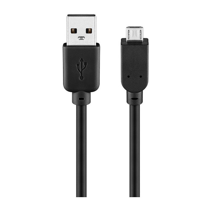 Wentronic goobay Cable USB 2.0 de 3 m - USB A a Micro-USB B, Negro Wentronic goobay Cable USB 2.0 de 3 m - USB A a Micro-USB B, Negro