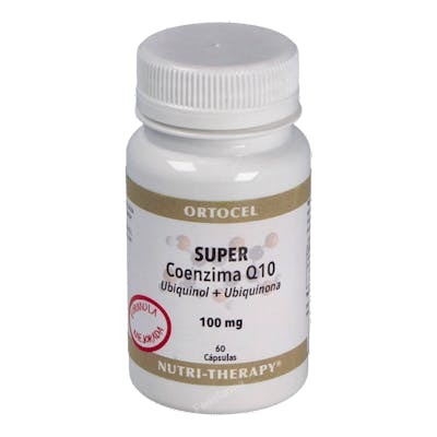 ORTOCEL NUTRI-THERAPY Super Q10 100Mg. 60Cap. Coenzima Q10 Vitamina E ORTOCEL NUTRI-THERAPY Super Q10 100Mg. 60Cap. Coenzima Q10 Vitamina E