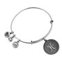Alex And Ani Pulsera con Letra K en Gris