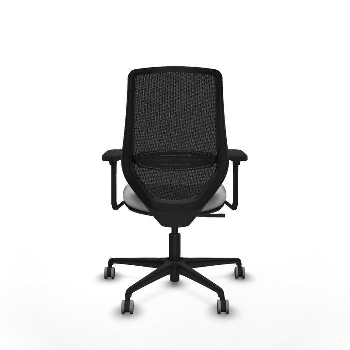 PIQUERAS Y CRESPO Silla de oficina Mardos con mecanismo Sincro, Gris claro y Negro