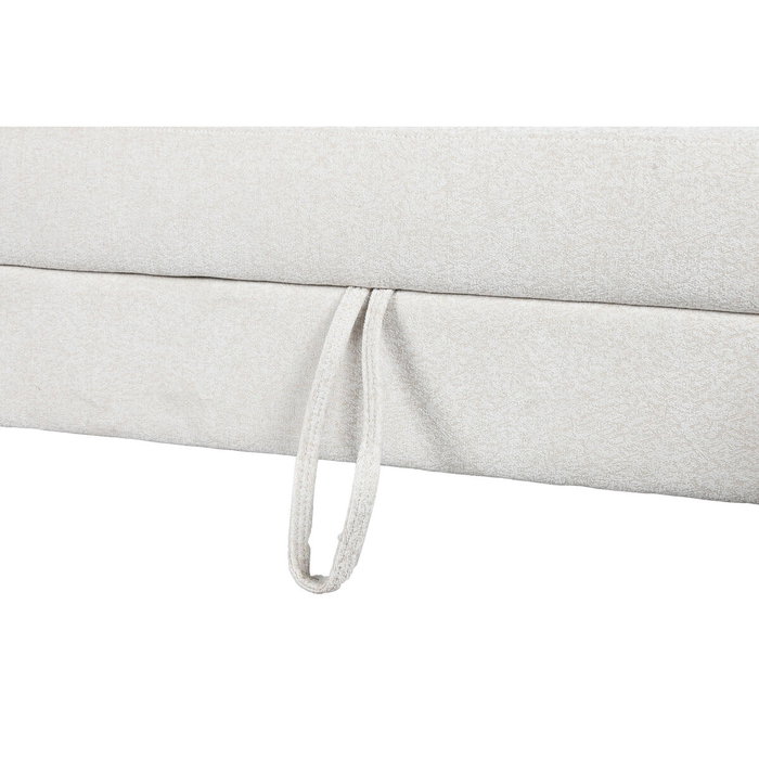 DKD Home Decor Sofá Cama de Poliéster Beige 285x260x90