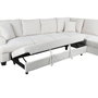 DKD Home Decor Sofá Cama de Poliéster Beige 285x260x90
