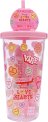 Sunkissed Love Hearts Drinking Cup Gift Set con crema de manos y bálsamo labial