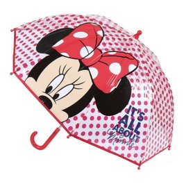 Cerdá Paraguas Manual Poe Burbuja Minnie Rojo