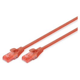 Digitus Cable de red Cat6 U/UTP DK-1617-030/R de 3 m, Rojo